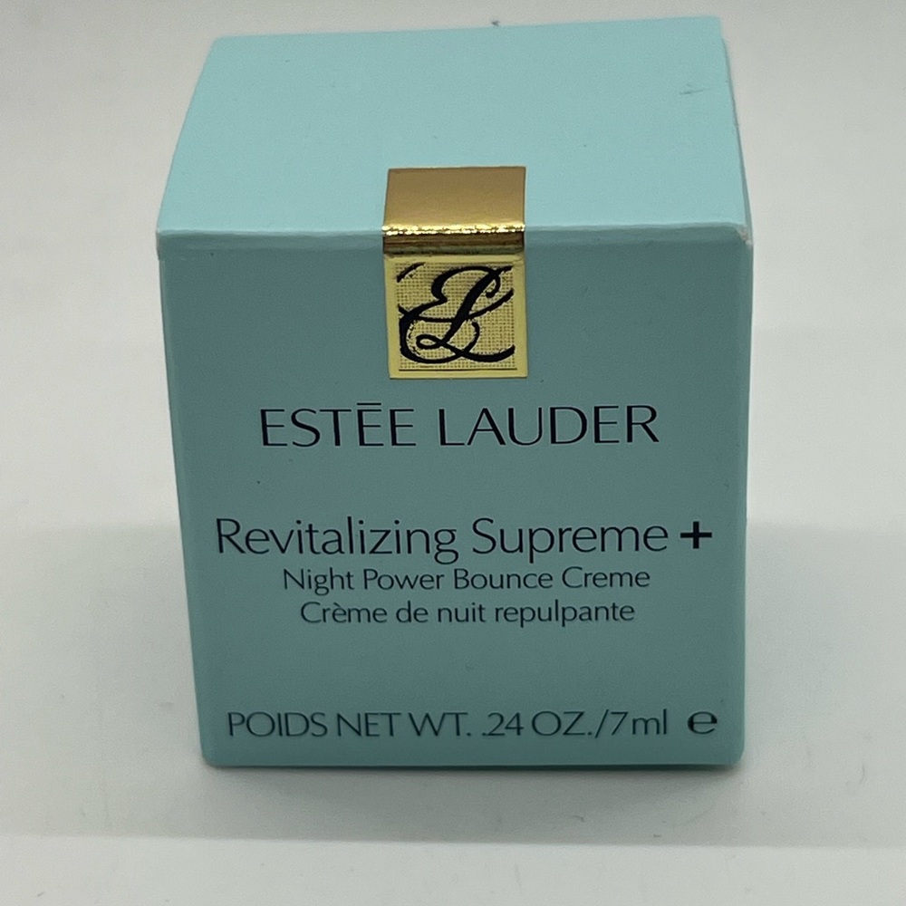 NWT Estee Lauder Revitalizing Supreme + Night Power Bounce Cream Mini 0.24 oz